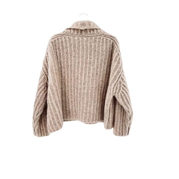 Free people cream Chunky turtleneck size xs - Picture 4 of 6